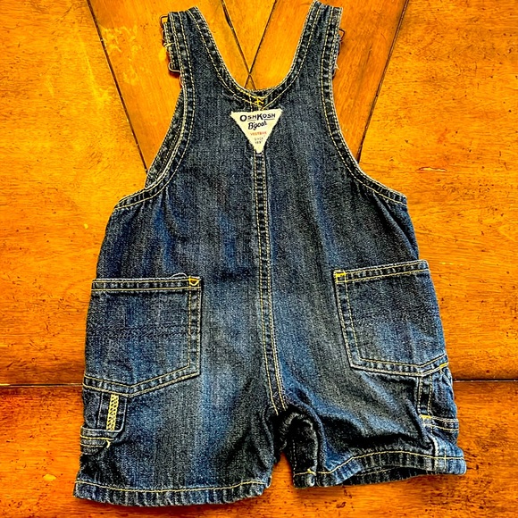 6 mo OshKosh B’gosh denim overalls - Never been worn - Picture 2 of 3
